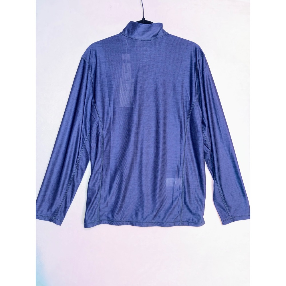 Tommy Bahama Men Palm Coast Half Zip IslandZone Pullover Ocean Deep blue wicking - Picture 7 of 8